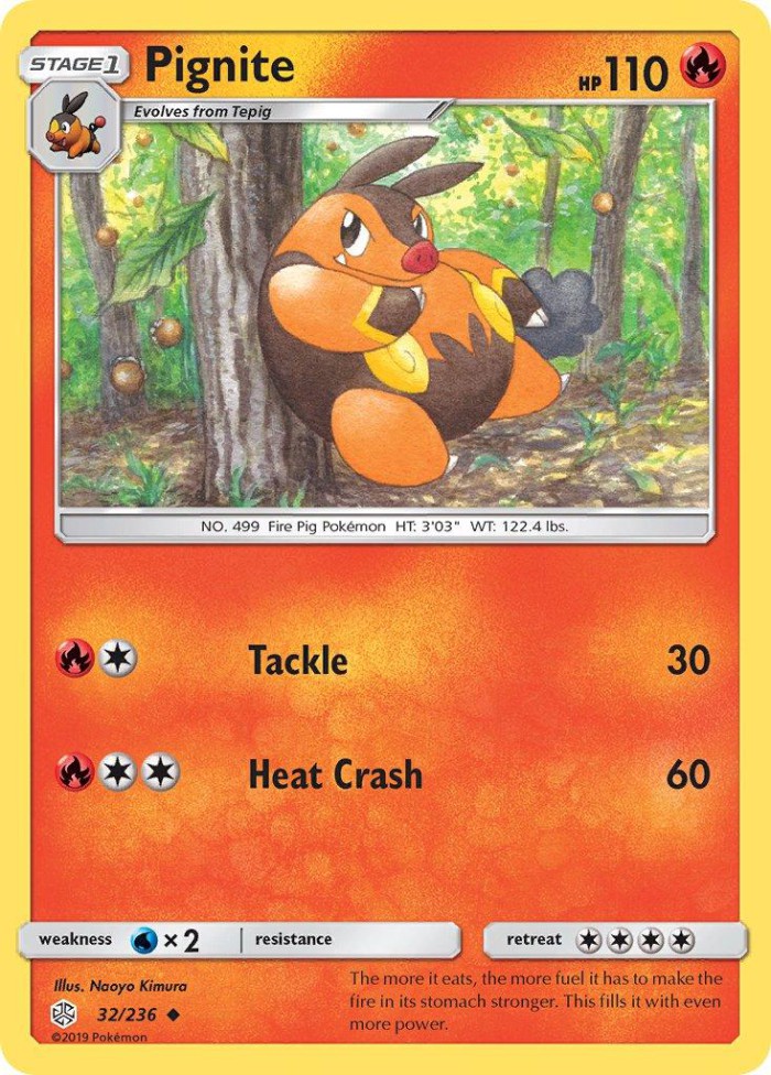 Carte Pokémon: Pignite [Grotichon]