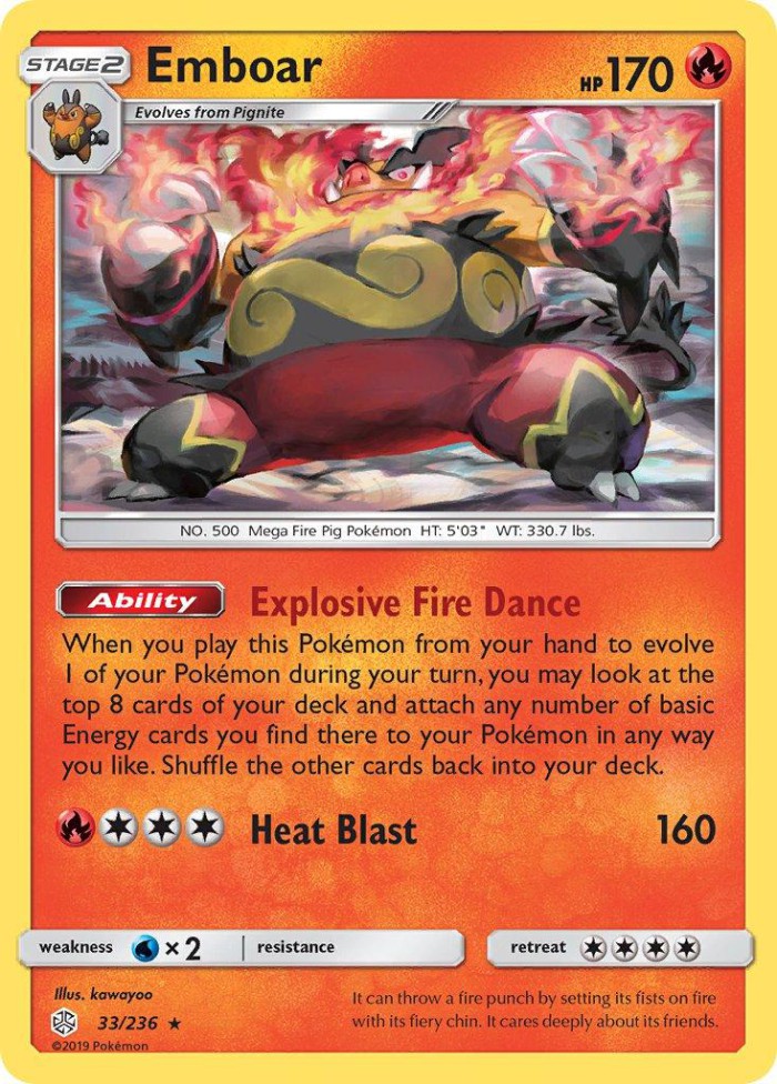 Carte Pokémon: Emboar [Roitiflam]