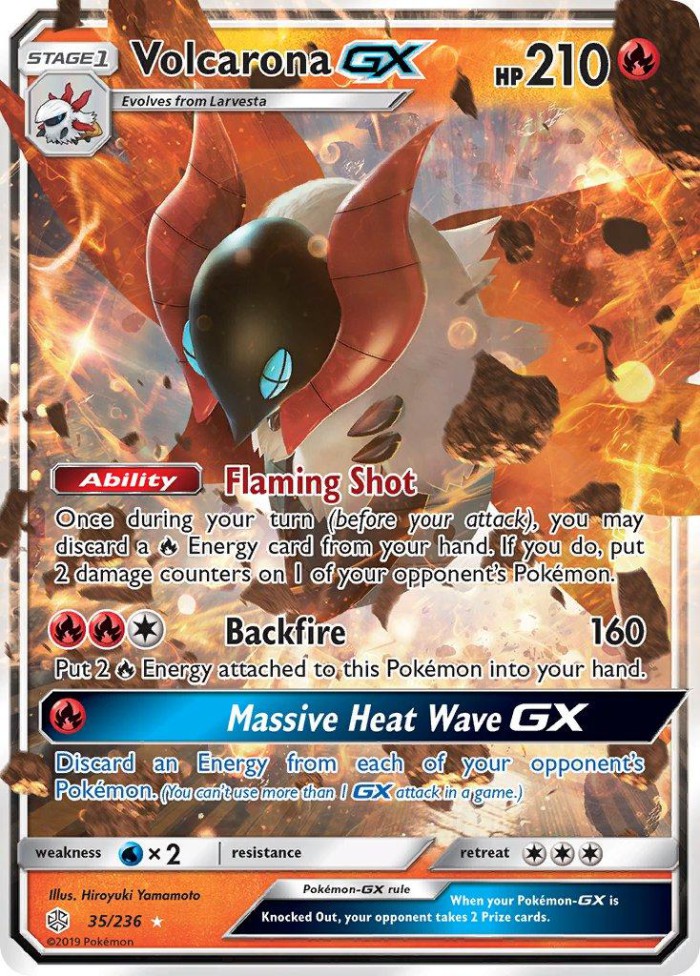 Carte Pokémon: Volcarona GX [Pyrax GX]