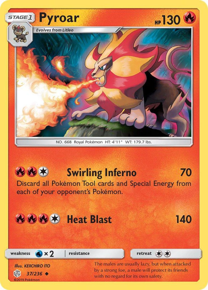 Carte Pokémon: Pyroar [Némélios]