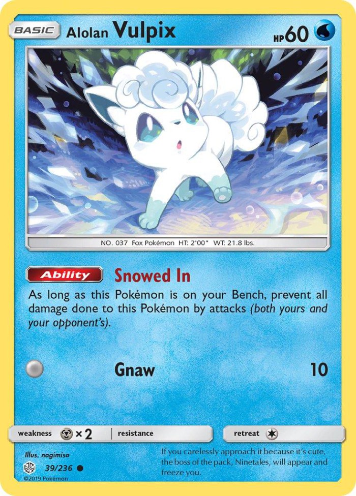 Carte Pokémon: Alolan Vulpix [Goupix d'Alola]