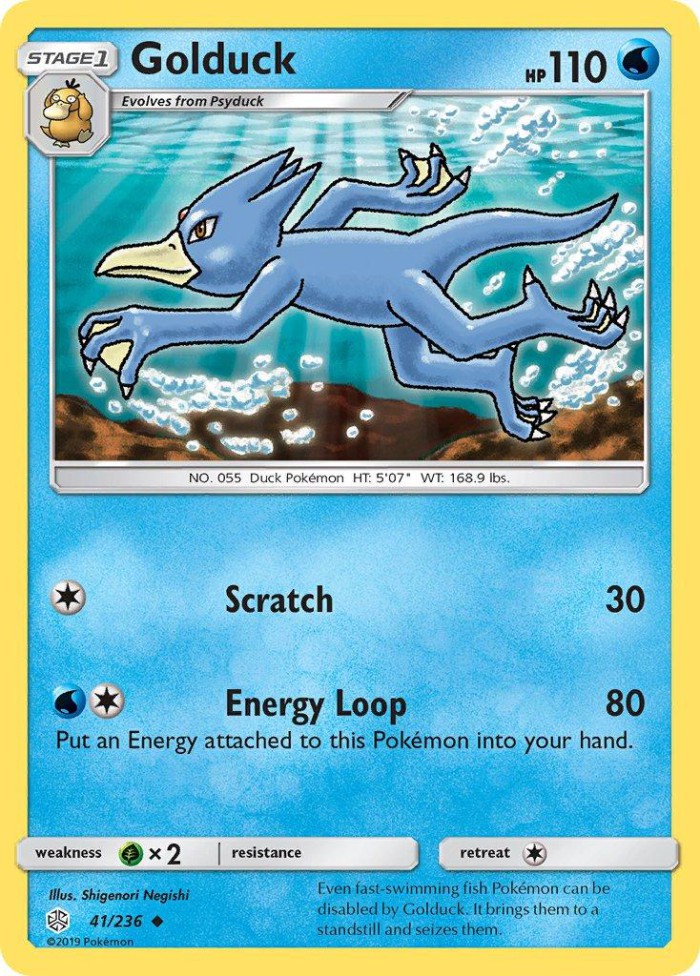 Carte Pokémon: Golduck [Akwakwak]