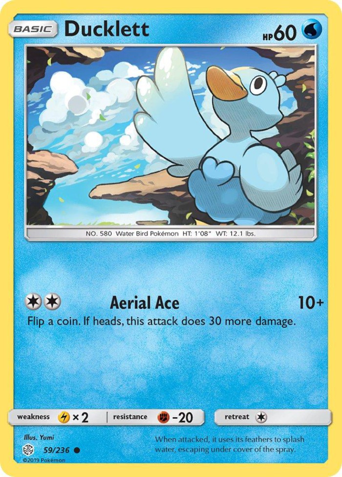 Carte Pokémon: Ducklett [Couaneton]