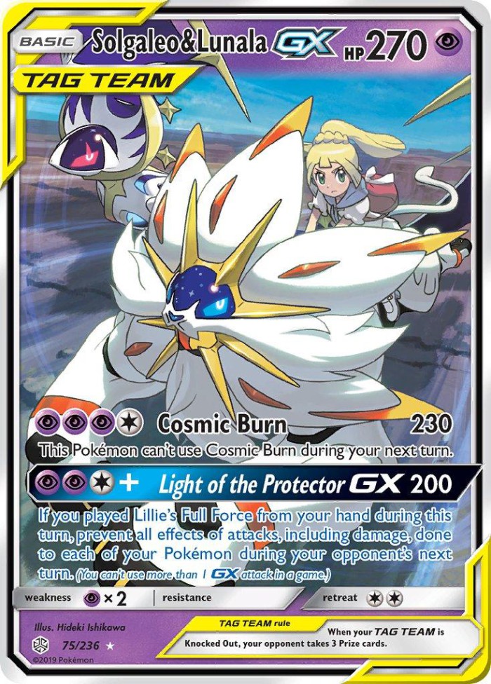 Carte Pokémon: Solgaleo & Lunala GX [Solgaleo et Lunala GX]