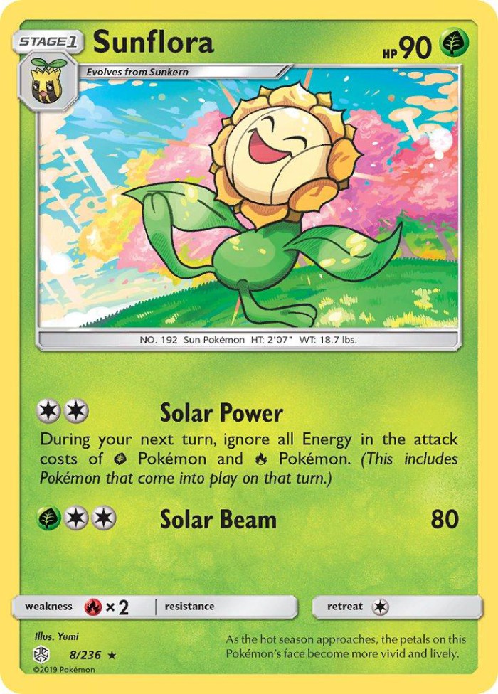 Carte Pokémon: Sunflora [Héliatronc]