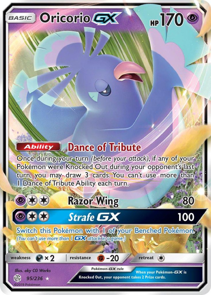 Carte Pokémon: Oricorio GX [Plumeline GX]