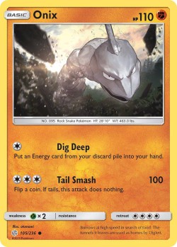 Carte Pokémon: Onix