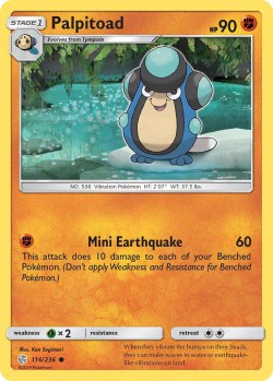 Carte Pokémon: Palpitoad