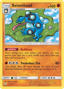 Carte Pokémon: Seismitoad