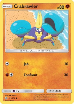 Carte Pokémon: Crabrawler