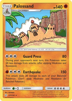 Carte Pokémon: Palossand