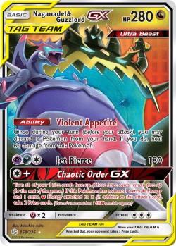 Carte Pokémon: Naganadel & Guzzlord GX