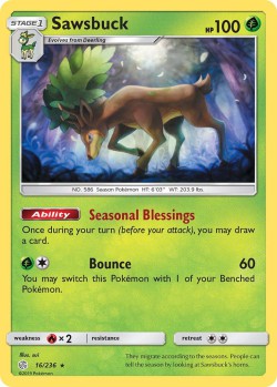 Carte Pokémon: Sawsbuck