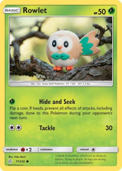 Carte Pokémon: Rowlet