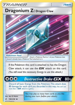 Carte Pokémon: Dragonium Z: Dragon Claw