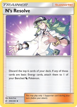 Carte Pokémon: N's Resolve