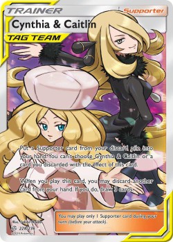 Carte Pokémon: Cynthia & Caitlin