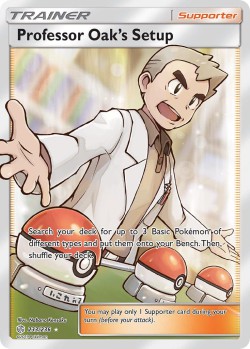 Carte Pokémon: Professor Oak's Setup