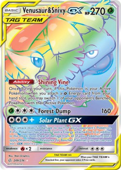 Carte Pokémon: Venusaur & Snivy GX