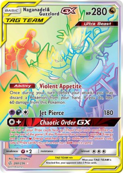 Carte Pokémon: Naganadel & Guzzlord GX