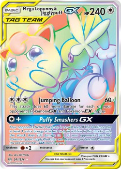 Carte Pokémon: Mega Lopunny & Jigglypuff GX