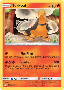 Carte Pokémon: Torkoal