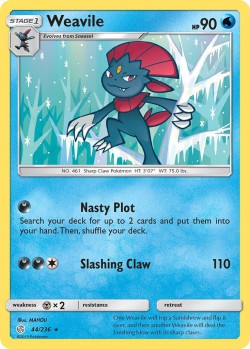 Carte Pokémon: Weavile