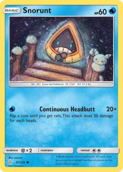 Carte Pokémon: Snorunt