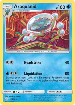 Carte Pokémon: Araquanid