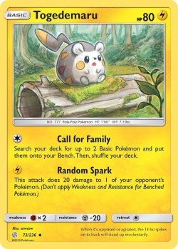 Carte Pokémon: Togedemaru