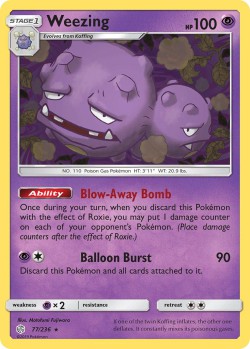 Carte Pokémon: Weezing