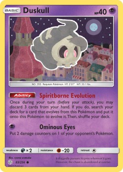 Carte Pokémon: Duskull