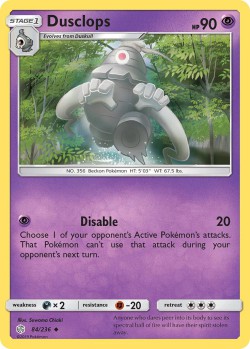 Carte Pokémon: Dusclops