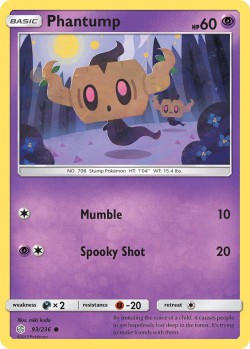 Carte Pokémon: Phantump