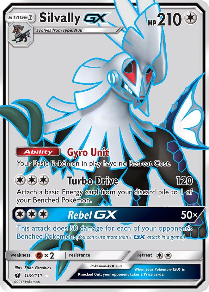 Carte Pokémon: Silvally GX [Silvallié GX]