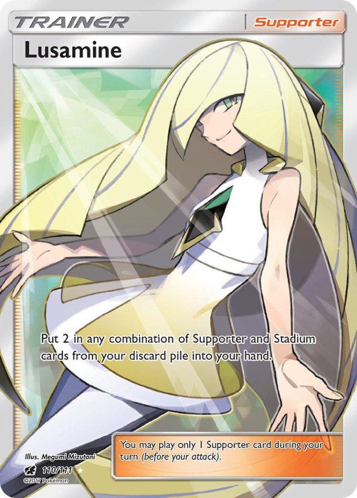 Carte Pokémon: Lusamine [Elsa-Mina]