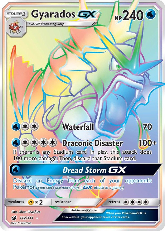 Carte Pokémon: Gyarados GX [Léviator GX]