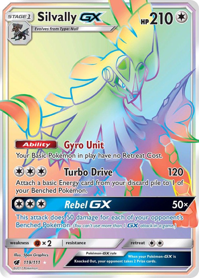 Carte Pokémon: Silvally GX [Silvallié GX]