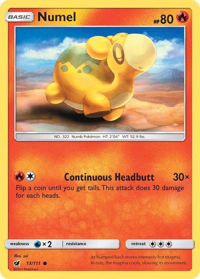 Carte Pokémon: Numel [Chamallot]