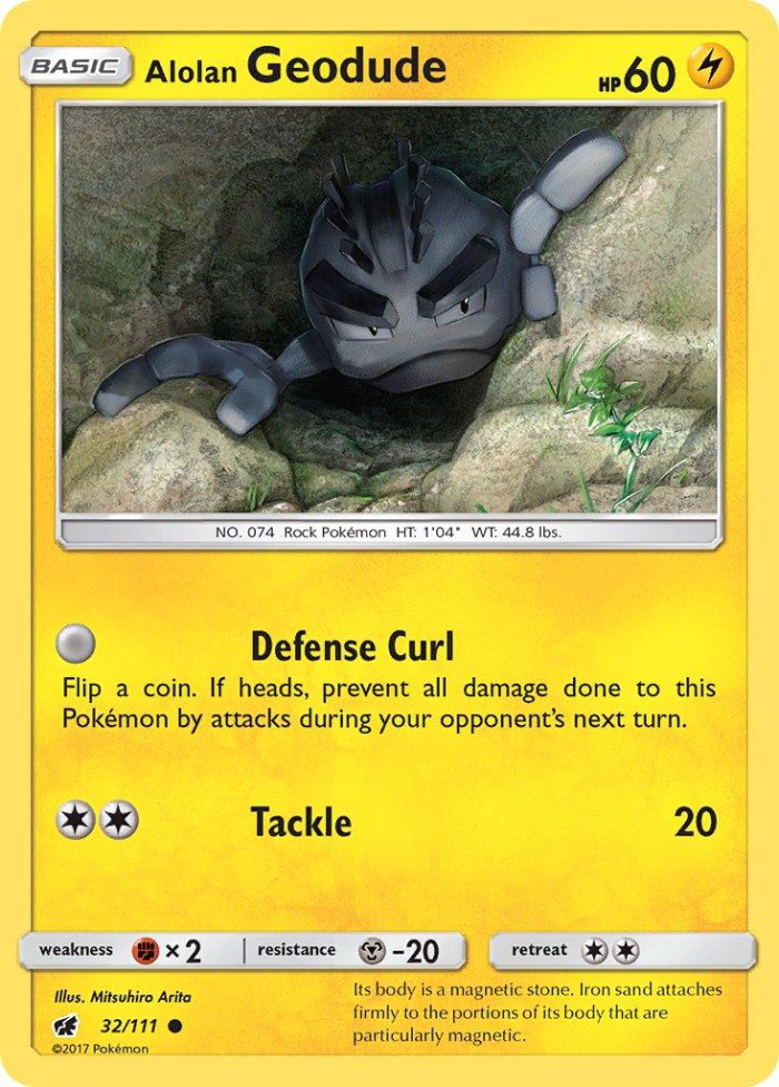 Carte Pokémon: Alolan Geodude [Racaillou d'Alola]