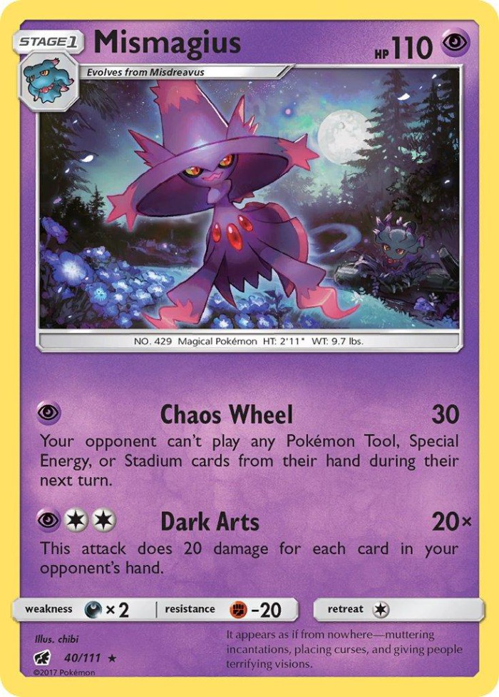 Carte Pokémon: Mismagius [Magirêve]