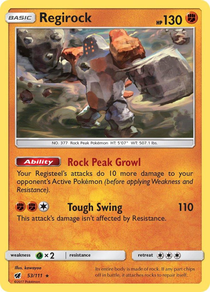 Carte Pokémon: Regirock [Regirock]