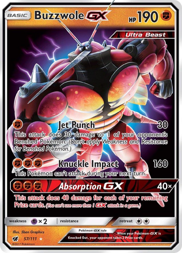 Carte Pokémon: Buzzwole GX [Mouscoto GX]