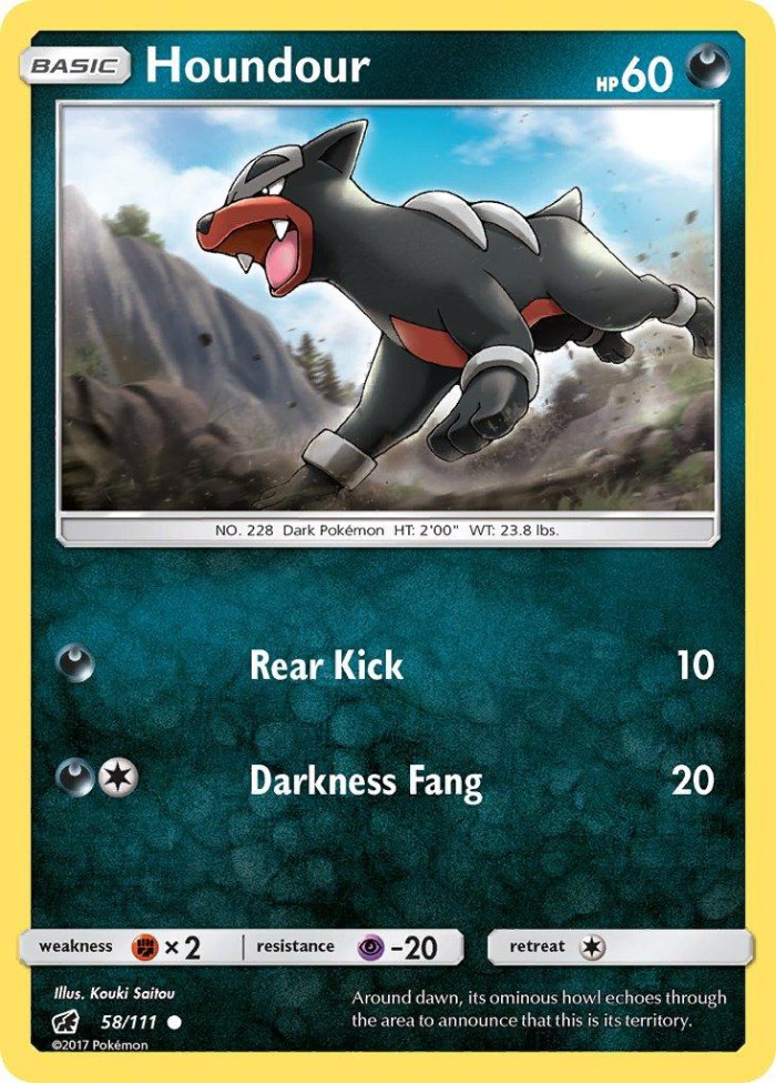 Carte Pokémon: Houndour [Malosse]