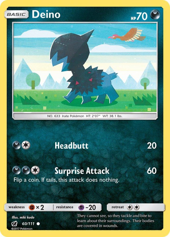 Carte Pokémon: Deino [Solochi]