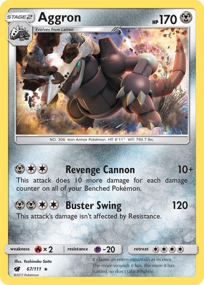 Carte Pokémon: Aggron [Galeking]