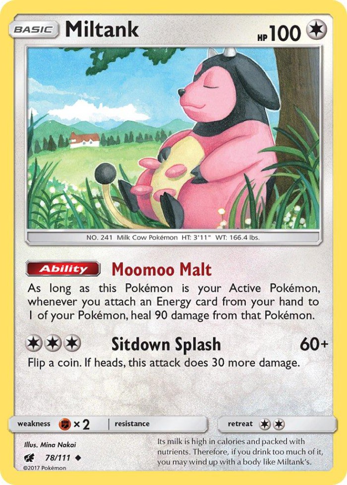 Carte Pokémon: Miltank [Écrémeuh]