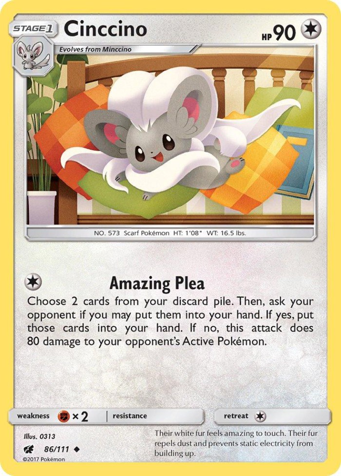 Carte Pokémon: Cinccino [Pashmilla]