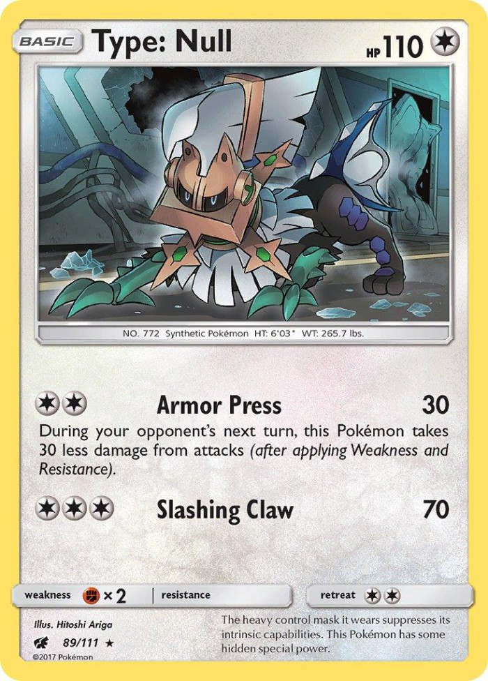 Carte Pokémon: Type: Null [Type:0]