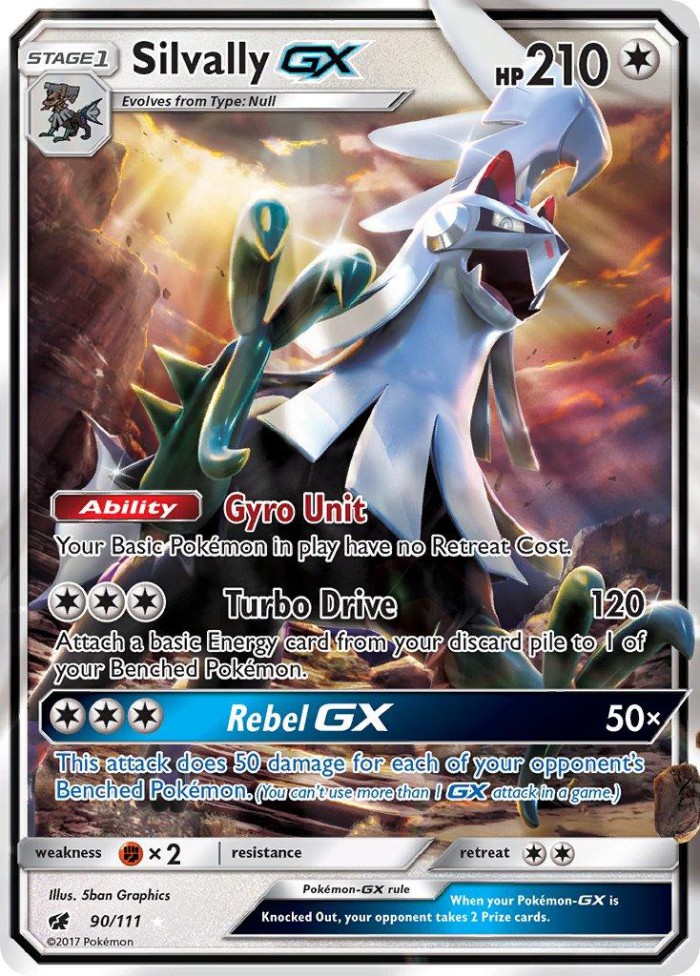 Carte Pokémon: Silvally GX [Silvallié GX]